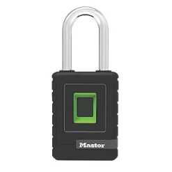 Master Lock 4901EURDLHCC Steel Weatherproof Combination Biometric Padlock 57mm