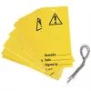 'Warning' Safety Maintenance Tags 10 Pack -Padlocks Sales 136FX P