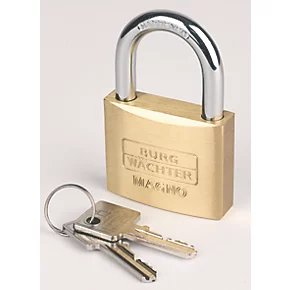 Burg-Wachter Brass Keyed Alike Padlocks 50mm 10 Pack 4 Burg-Wachter Brass Keyed Alike Padlocks 50mm 10 Pack - Image 2
