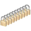Burg-Wachter Brass Keyed Alike Padlocks 50mm 10 Pack