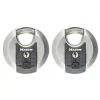 Master Lock Excell Stainless Steel Keyed Alike Weatherproof Disc Padlocks 70mm 2 Pack -Padlocks Sales 16786 P