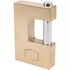 Smith & Locke Brass Block Padlock 90mm 3 Smith & Locke Brass Block Padlock 90mm
