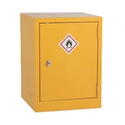 1-Shelf Hazardous Substance Cabinet Yellow 457 x 457 x 609mm