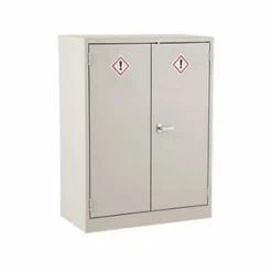 2-Shelf COSHH Cabinet Grey 915 x 457 x 1219mm