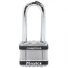 Master Lock Excell Laminated Steel Weatherproof Long Shackle Padlock 51mm -Padlocks Sales 220KH P