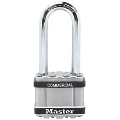 Master Lock Excell Laminated Steel Weatherproof Long Shackle Padlock 51mm