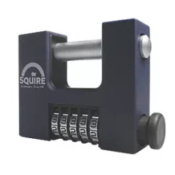 Squire Die-Cast Steel Weatherproof Combination Block Padlock 85mm