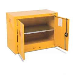 Armorgard Safestor Hazardous Floor Cupboard Yellow 900 x 465 x 700mm -Padlocks Sales 235PT A1