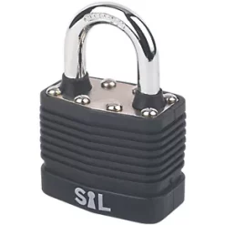 Smith & Locke Laminated Steel Weatherproof Padlock 45mm