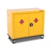 Armorgard Safestor Hazardous Mobile Cupboard Yellow 900 x 465 x 810mm -Padlocks Sales 246PT P