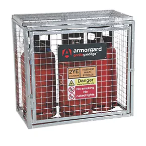 Armorgard Gorilla Gas Cage Silver 1012 x 563 x 931mm 4 Armorgard Gorilla Gas Cage Silver 1012 x 563 x 931mm - Image 2