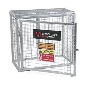 Armorgard Gorilla Gas Cage Silver 1012 x 563 x 931mm 3 Armorgard Gorilla Gas Cage Silver 1012 x 563 x 931mm