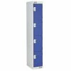 M12514GUCF00 Security Locker 4-Door Blue -Padlocks Sales 35540 P