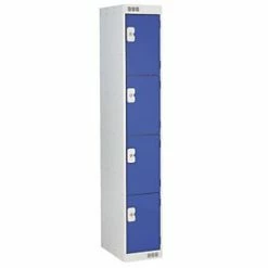 M12514GUCF00 Security Locker 4-Door Blue