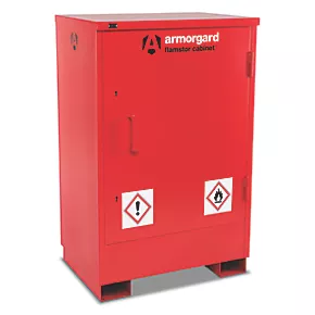 Armorgard Flamstor Hazardous Storage Cabinet Red 800 x 585 x 1250mm 3 Armorgard Flamstor Hazardous Storage Cabinet Red 800 x 585 x 1250mm