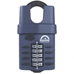 Squire Steel Water-Resistant Closed Shackle Combination Padlock 60mm
