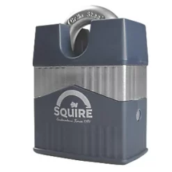 Squire Warrior 55 c/s Hardened Steel Weatherproof Closed Shackle Padlock 55mm