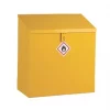 Flammable Liquid Sloping Top Storage Bin Yellow 609 x 330 x 660mm -Padlocks Sales 452VV P