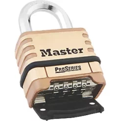 Master Lock Brass Weatherproof Combination Padlock 58mm -Padlocks Sales 474KH A1