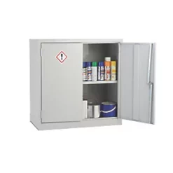 1-Shelf COSHH Cabinet Grey 915 x 457 x 915mm 7 1-Shelf COSHH Cabinet Grey 915 x 457 x 915mm -Padlocks Sales 485VV A2