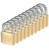 Burg-Wachter Brass Keyed Alike Water-Resistant Padlocks 60mm 10 Pack -Padlocks Sales 486VH P