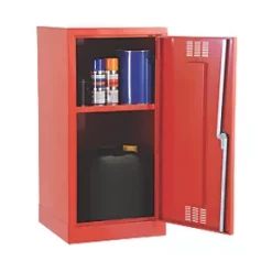 1-Shelf Pesticide Cabinet Red 457 x 457 x 915mm -Padlocks Sales 487VV A2