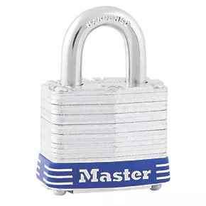 Master Lock 3EURD Laminated Steel Water-Resistant Padlock 40mm 3 Master Lock 3EURD Laminated Steel Water-Resistant Padlock 40mm