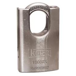 Kasp K18060XD Hardened Steel Weatherproof Closed Shackle Padlock 60mm