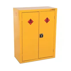 Armorgard Safestor Hazardous Floor Cupboard Yellow 900 x 465 x 1200mm
