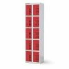 Armorgard PWS10 10-Door Tool & Equipment Storage with Charging Sockets Light Grey with Red Doors -Padlocks Sales 523PT P