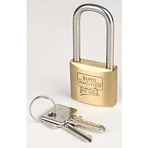Burg-Wachter Brass Keyed Alike Water-Resistant Padlocks 40mm 10 Pack 4 Burg-Wachter Brass Keyed Alike Water-Resistant Padlocks 40mm 10 Pack - Image 2