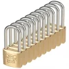 Burg-Wachter Brass Keyed Alike Water-Resistant Padlocks 40mm 10 Pack -Padlocks Sales 556TY P