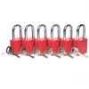 Lockout Safety Padlocks 6 Pack -Padlocks Sales 5580J P