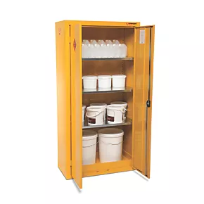 Armorgard Safestor Hazardous Floor Cupboard Yellow 900 x 465 x 1800mm 5 Armorgard Safestor Hazardous Floor Cupboard Yellow 900 x 465 x 1800mm - Image 3