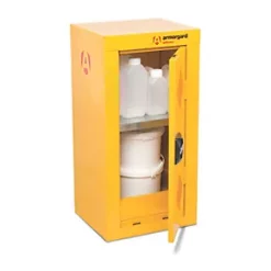 Armorgard Safestor Hazardous Floor Cupboard Yellow 350 x 315 x 700mm -Padlocks Sales 566PT A2