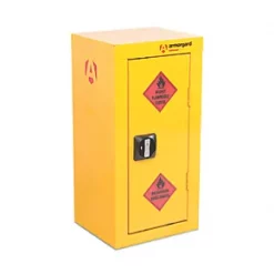 Armorgard Safestor Hazardous Floor Cupboard Yellow 350 x 315 x 700mm
