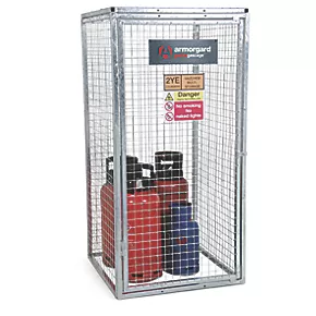 Armorgard Gorilla Gas Cage Silver 912 x 966 x 1831mm 4 Armorgard Gorilla Gas Cage Silver 912 x 966 x 1831mm - Image 2