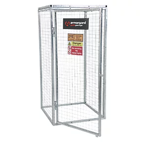 Armorgard Gorilla Gas Cage Silver 912 x 966 x 1831mm 3 Armorgard Gorilla Gas Cage Silver 912 x 966 x 1831mm