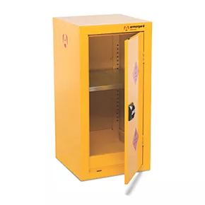 Armorgard Safestor Hazardous Floor Cupboard Yellow 450 x 465 x 905mm 4 Armorgard Safestor Hazardous Floor Cupboard Yellow 450 x 465 x 905mm - Image 2