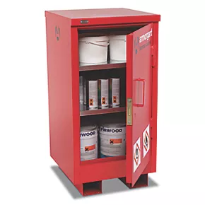 Armorgard Flamstor Hazardous Storage Cabinet Red 500 x 530 x 980mm 5 Armorgard Flamstor Hazardous Storage Cabinet Red 500 x 530 x 980mm - Image 3
