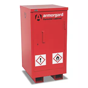 Armorgard Flamstor Hazardous Storage Cabinet Red 500 x 530 x 980mm 3 Armorgard Flamstor Hazardous Storage Cabinet Red 500 x 530 x 980mm