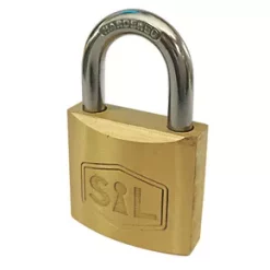 Smith & Locke Brass Keyed Alike Padlock 30mm 10 Pack -Padlocks Sales 665PG A2
