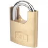 Smith & Locke Brass Closed Shackle Padlock 50mm -Padlocks Sales 6775X P