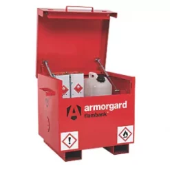 Armorgard Flambank Hazardous Storage Box Red 765 x 675 x 670mm -Padlocks Sales 678PT A2
