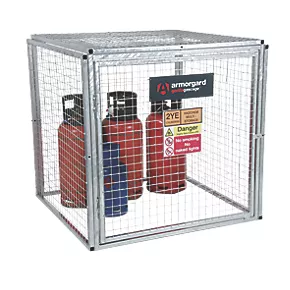 Armorgard Gorilla Gas Cage Silver 1212 x 1266 x 1231mm 4 Armorgard Gorilla Gas Cage Silver 1212 x 1266 x 1231mm - Image 2