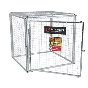 Armorgard Gorilla Gas Cage Silver 1212 x 1266 x 1231mm 3 Armorgard Gorilla Gas Cage Silver 1212 x 1266 x 1231mm