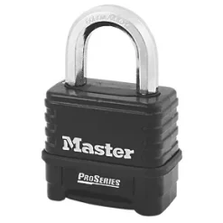 Master Lock ProSeries Laminated Steel Weatherproof Combination Padlock 60mm
