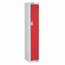 M12511GURD00 Security Locker 1-Door Red