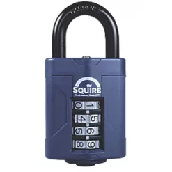 Squire Steel Water-Resistant Combination Padlock 50mm