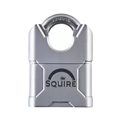 Squire MERC45CS Steel Weatherproof Closed Shackle Padlock 49mm